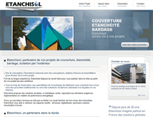 Tablet Screenshot of etanchisol.fr